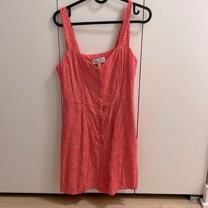 & other stories red floral dress